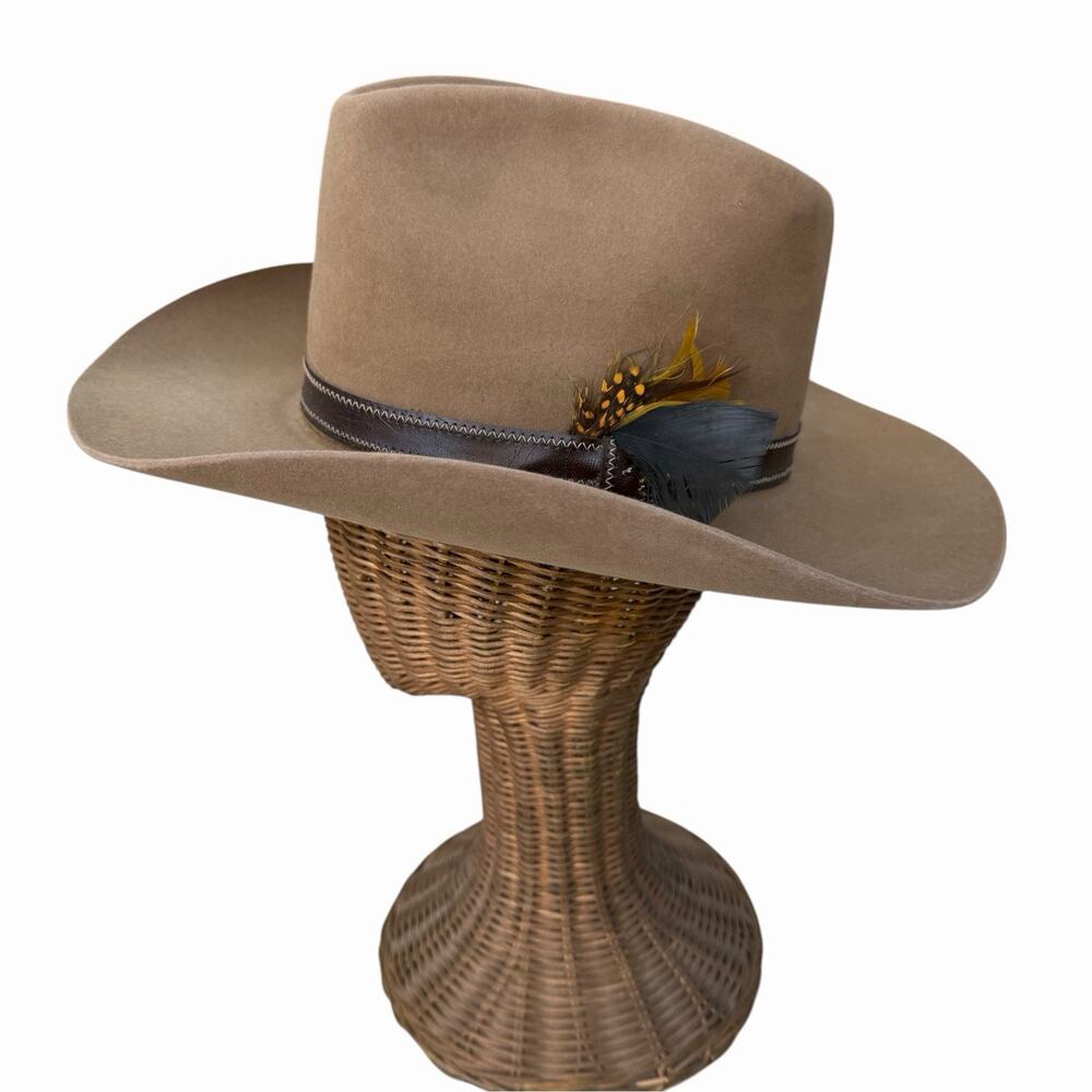 Vintage 70’s/80’s Dobbs Cowboy Hat Made In Texas 7 1/8